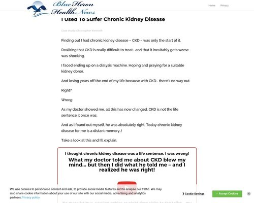 My Chronic Kidney cb | Blue Heron Health News My Chronic Kidney cb | Blue Heron Health News